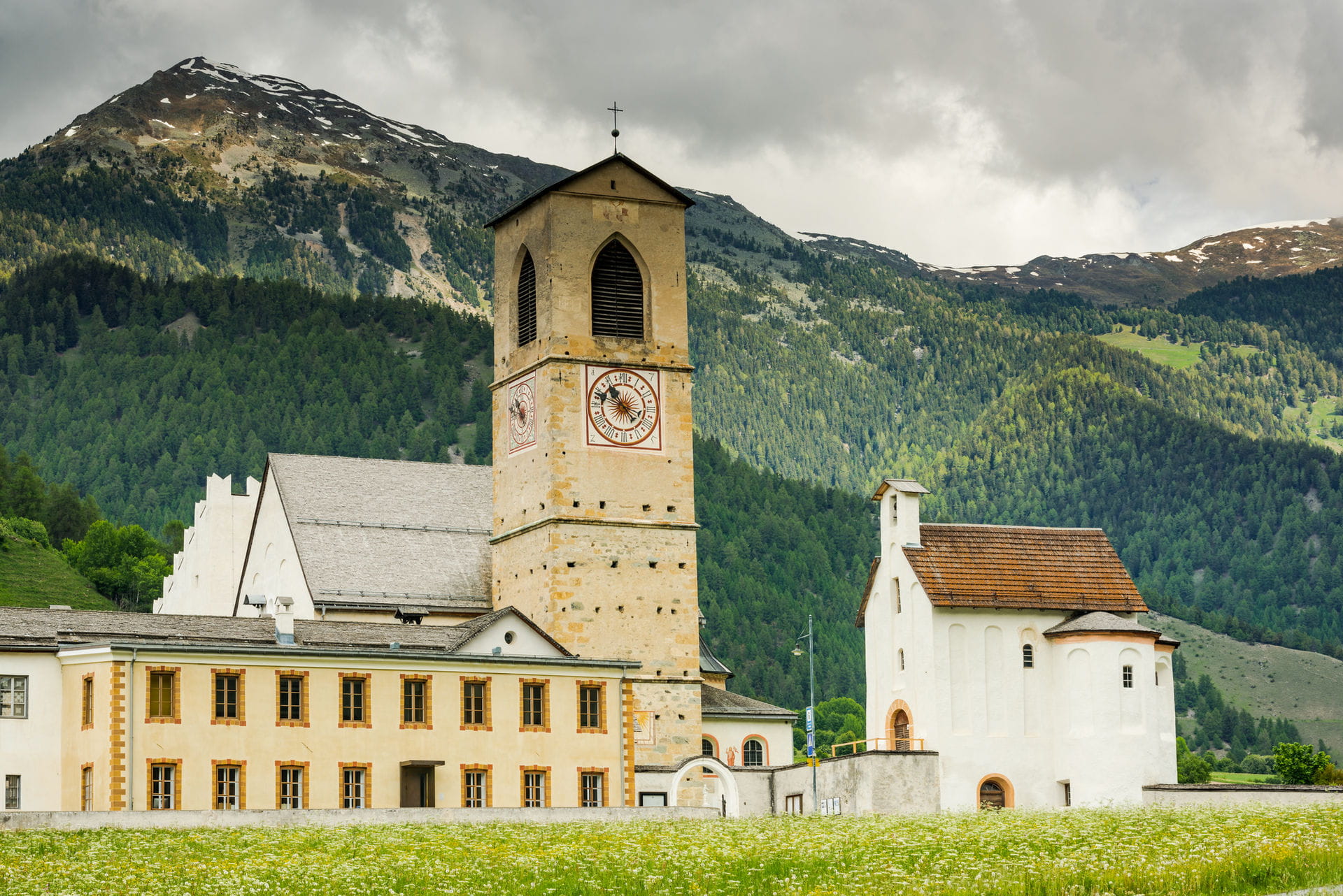 High quality hoto of Benedictine Convent of Saint John Mustair - Switzerland