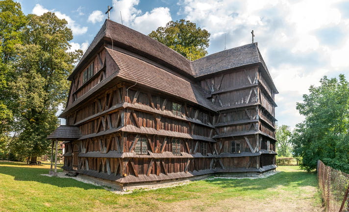 Quality photo of Hronsek Wooden Church - Slovakia