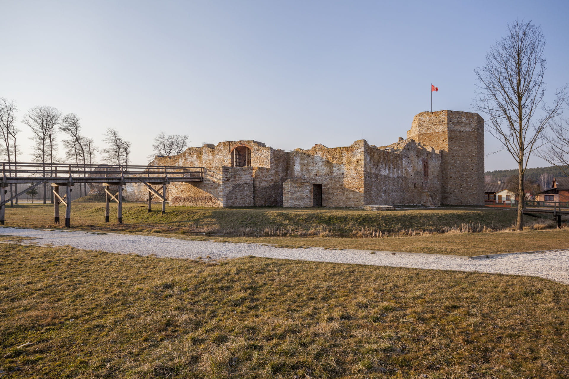 High quality hoto of Inowlodz Royal Castle - Poland