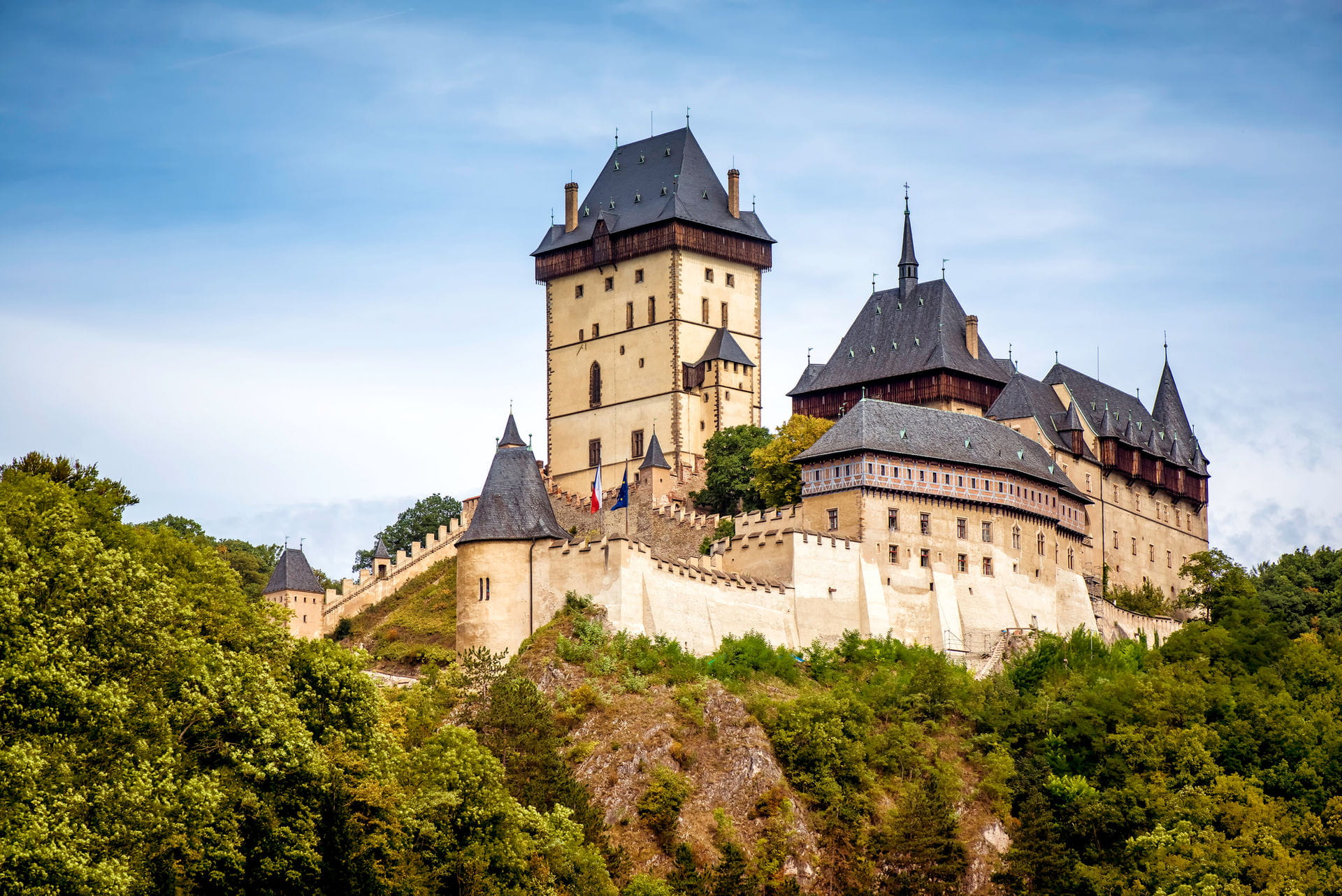 High quality hoto of Karlstejn Castle - Czech Republic
