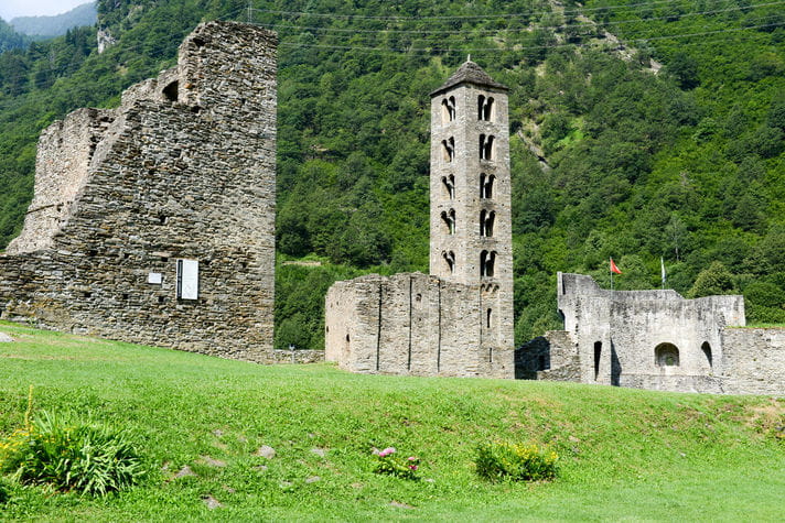 Quality photo of Mesocco Castle - Switzerland