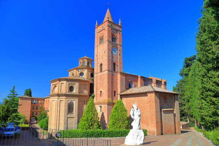 Quality photo of Monte Oliveto Maggiore Abbey - Italy