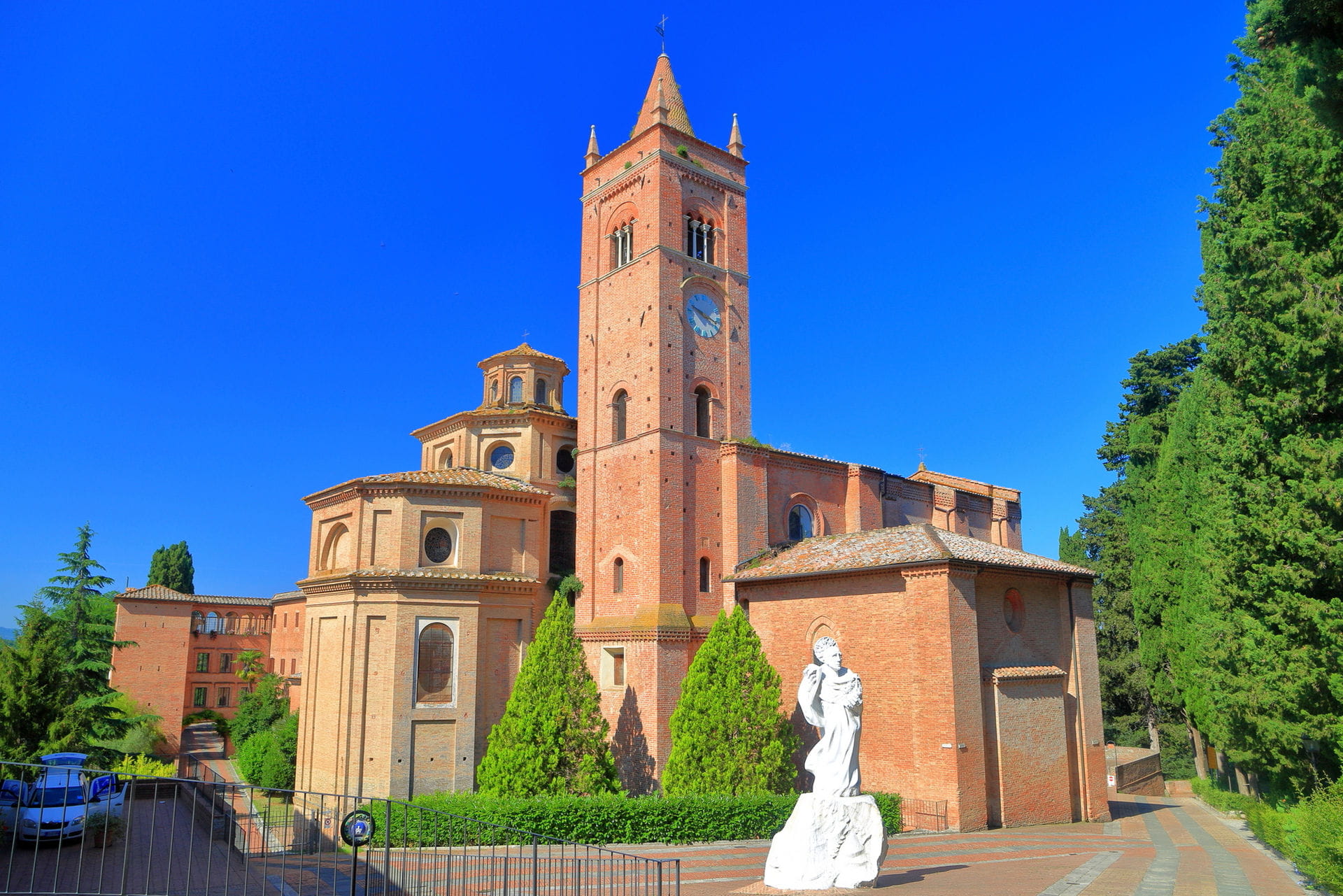 High quality hoto of Monte Oliveto Maggiore Abbey - Italy
