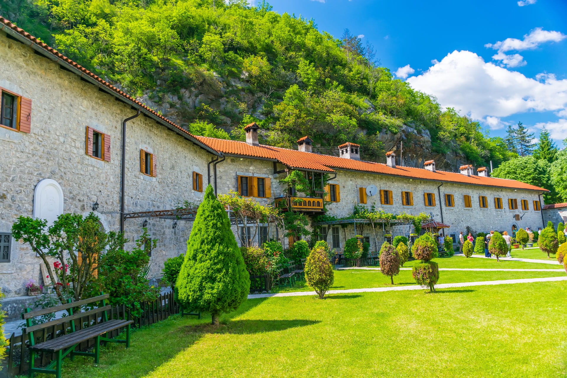 High quality hoto of Moraca Monastery - Montenegro