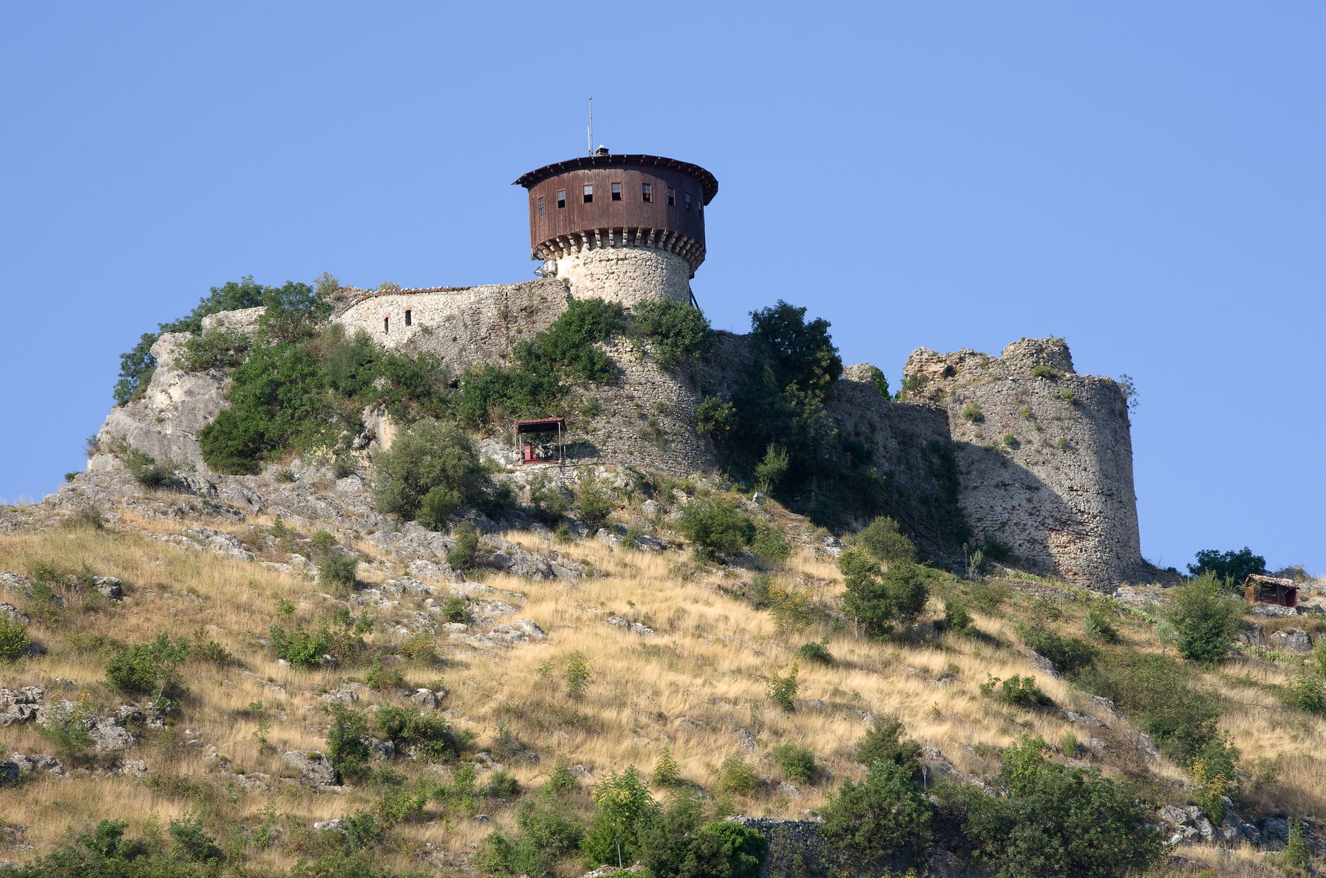 High quality hoto of Petrele Castle - Albania
