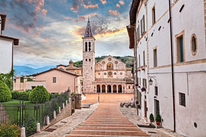 Quality photo of Spoleto Cathedral - Italy