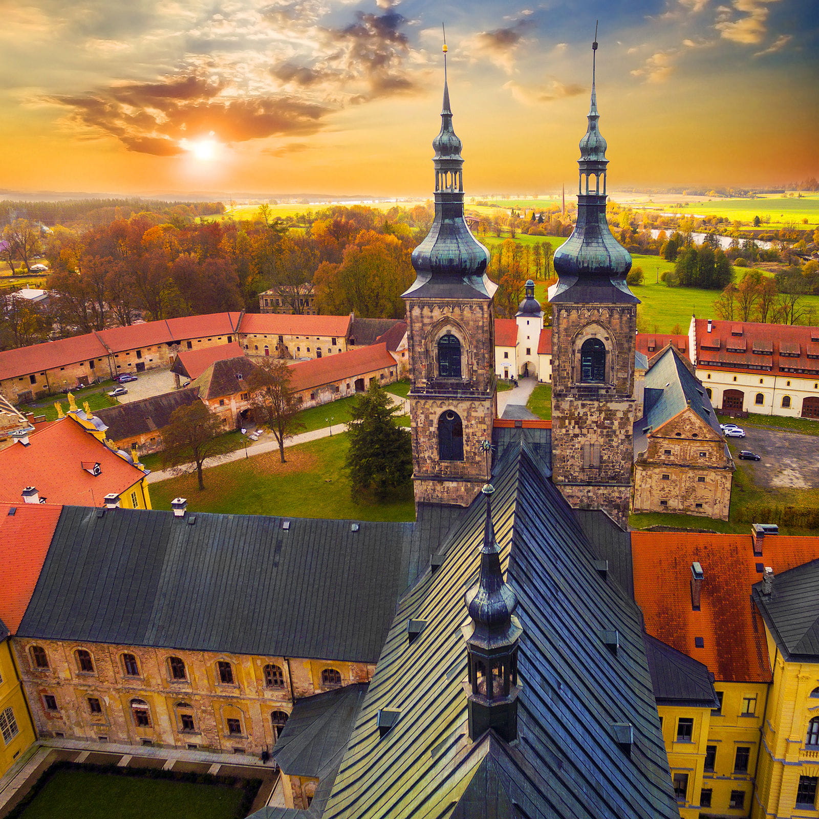 High quality hoto of Tepla Abbey - Czech Republic