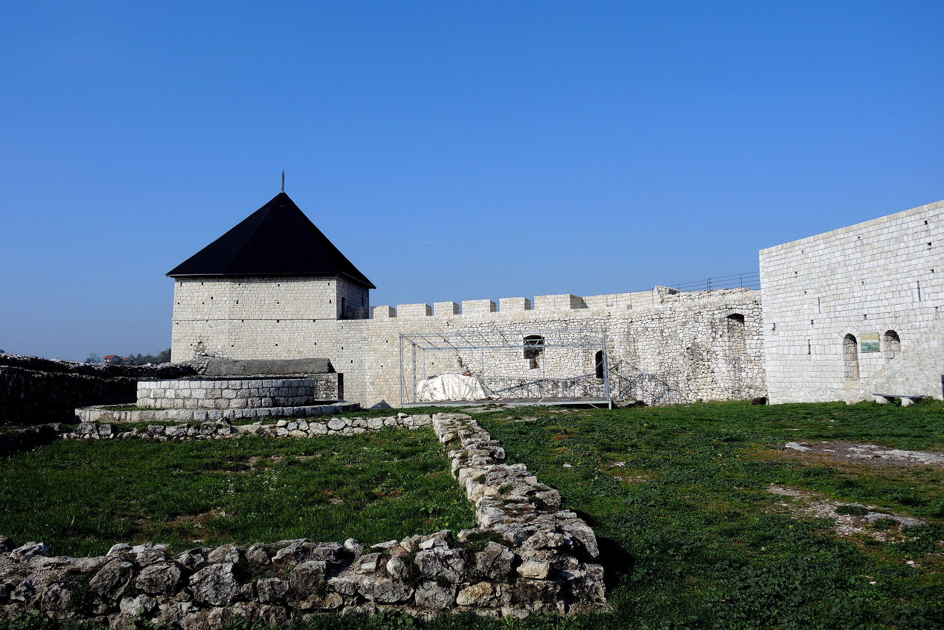 High quality hoto of Tesanj Castle - Bosnia and Herzegovina