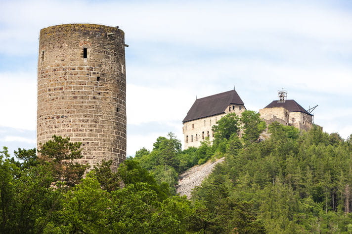 Quality photo of Tocnik and Zebrak Castle - Czech Republic