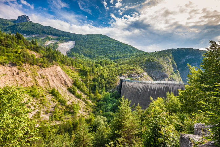 Quality photo of Vajont Dam - Italy