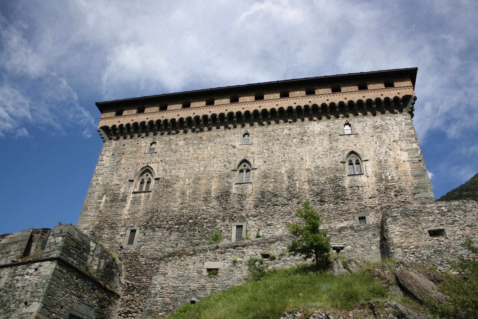 High quality hoto of Verres Castle - Italy