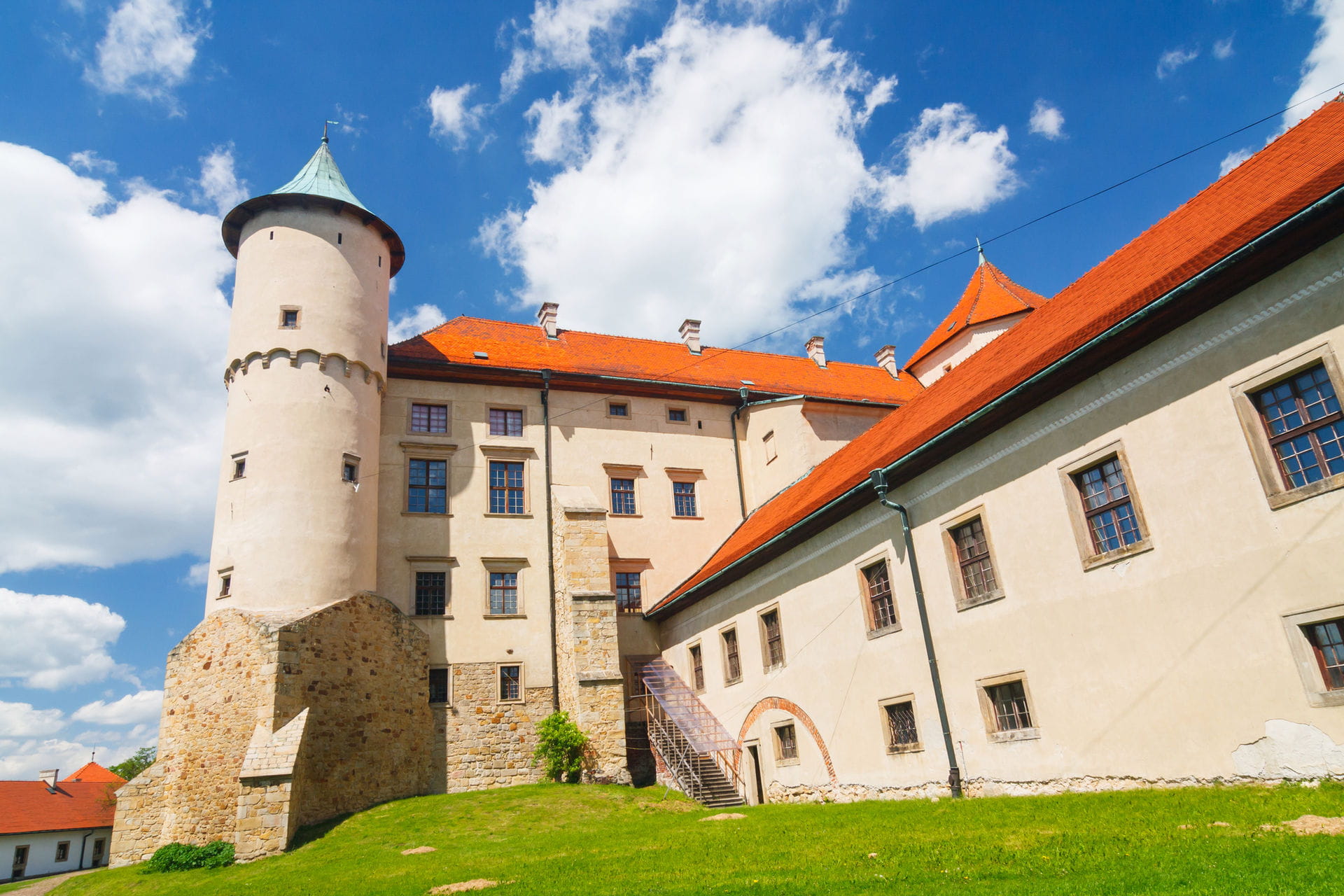 High quality hoto of Wisnicz Castle - Poland